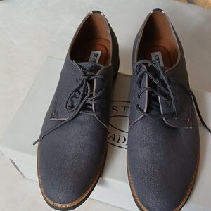 Steve Madden Men's Dark Gray Oxfords